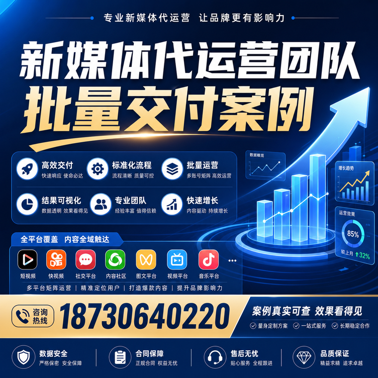焦作代运营公司多客户账号批量高效交付案例